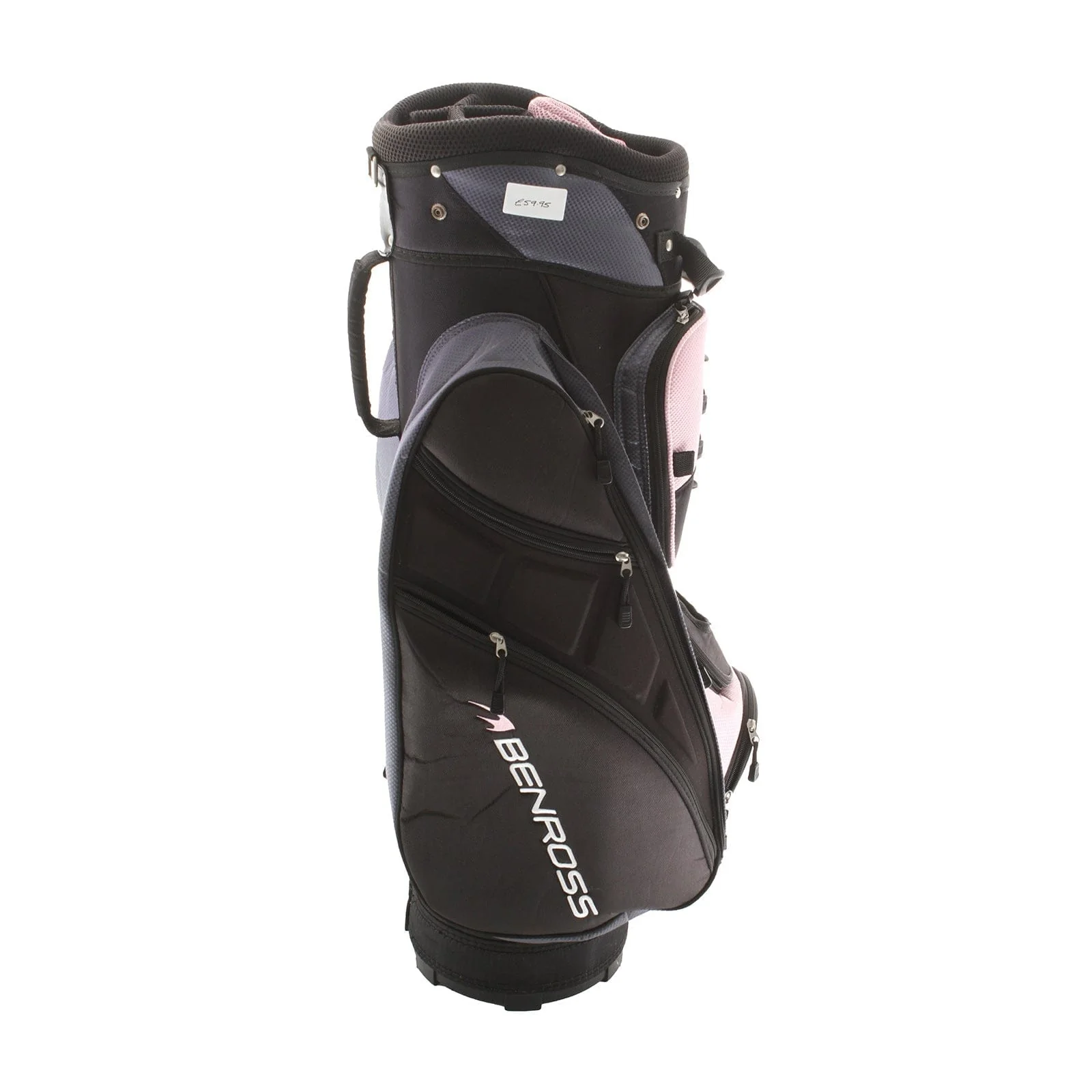 Benross Jewel Cart Bag - Black/Pink - Image 3