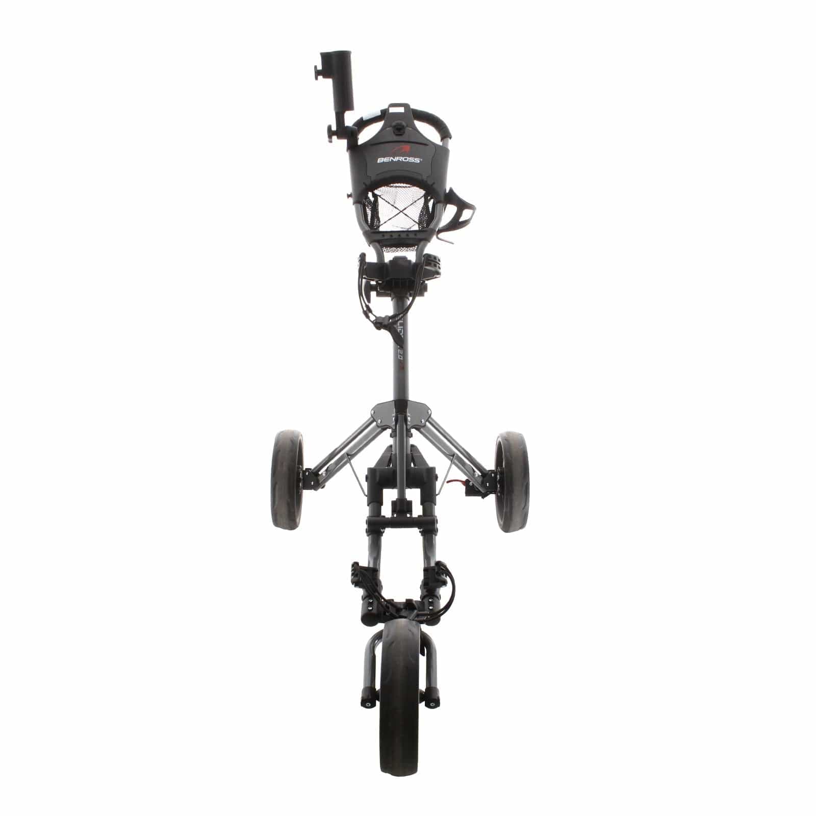 Benross Slider 2.0 3-Wheel Push/Pull Trolley - Grey - Image 2