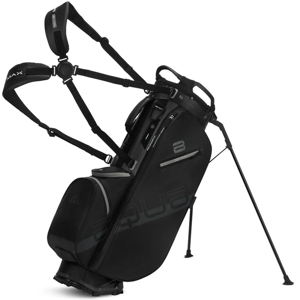 Big Max Aqua Eight H Waterproof Stand Bag - Black/Charcoal