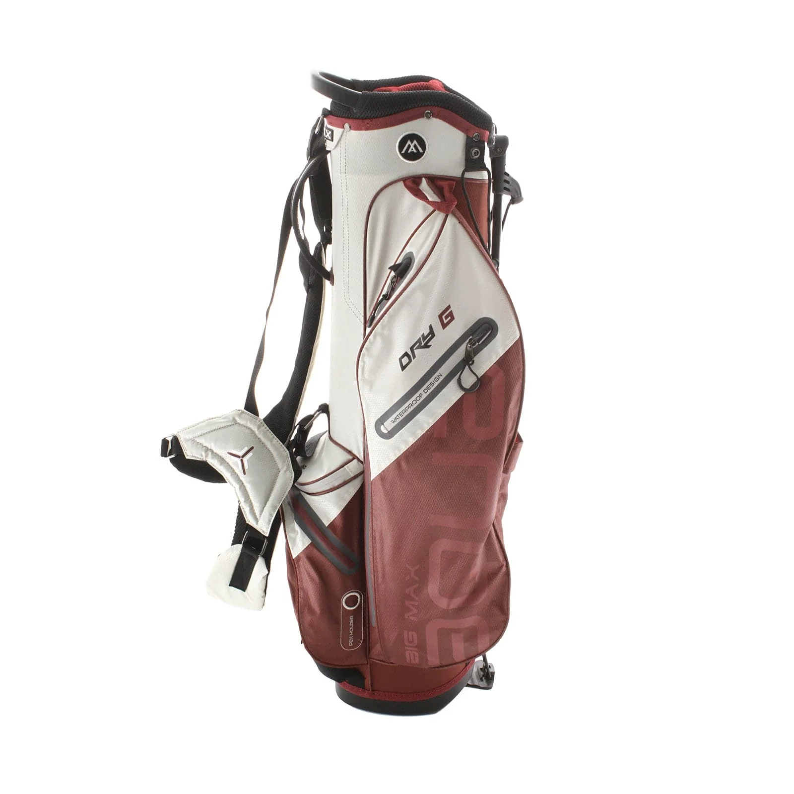 Big Max Aqua Seven G Stand Bag - Off White/Merlot - Image 2