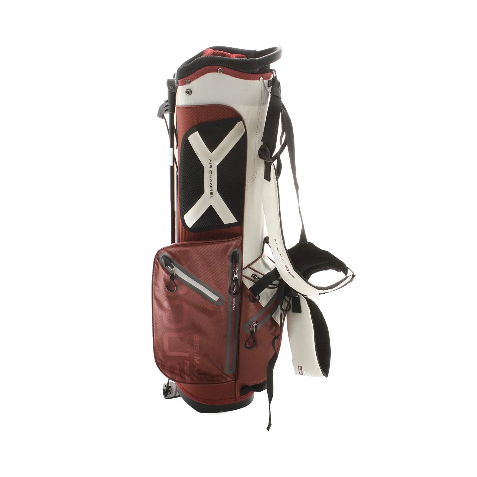 Big Max Aqua Seven G Stand Bag - Off White/Merlot - Image 4