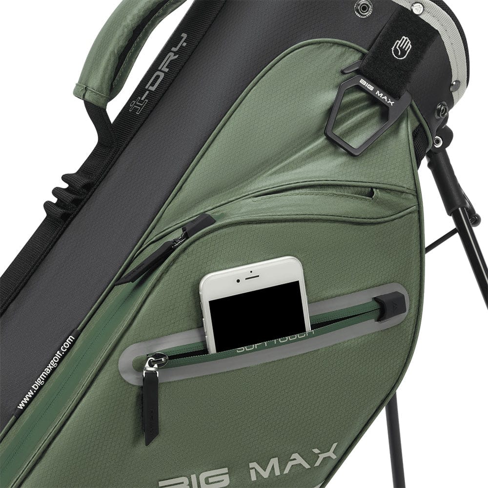 Big Max Aqua Seven H Waterproof Stand Bag - Black/Olive/Off White - Image 7