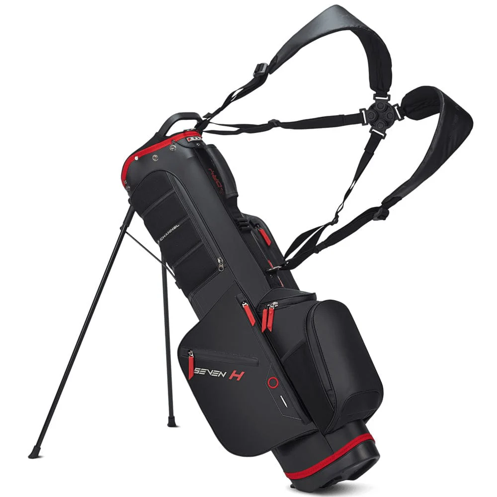 Big Max Aqua Seven H Waterproof Stand Bag - Black/Red - Image 8