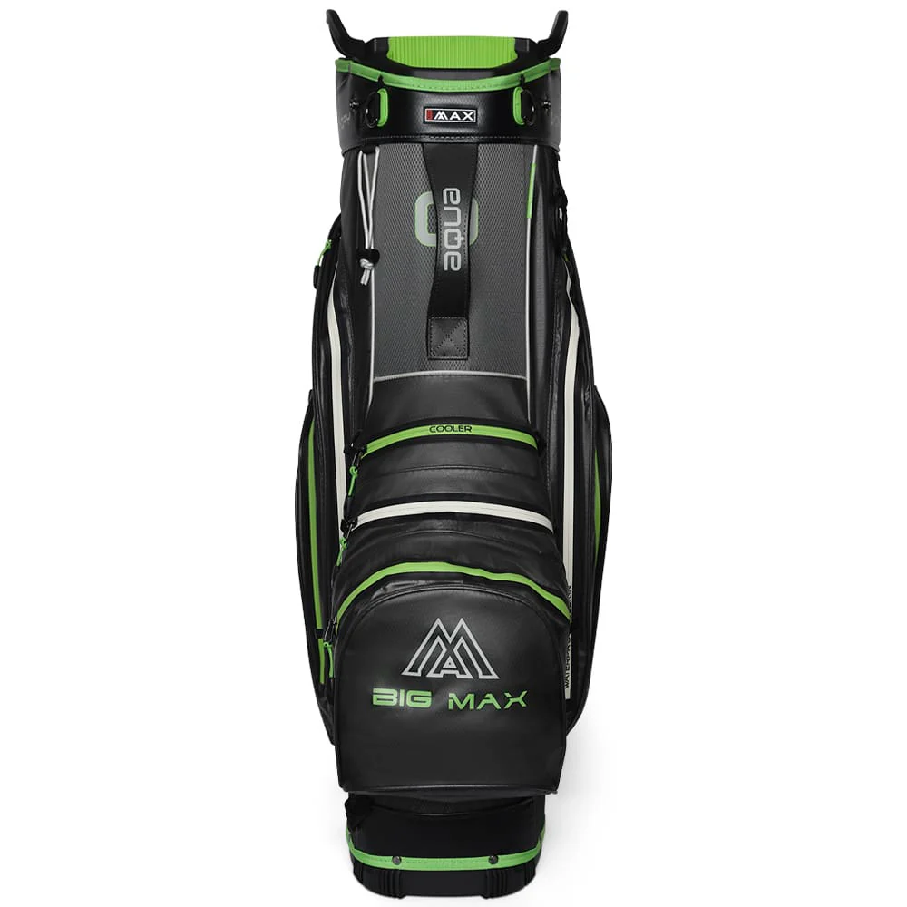 Big Max Aqua Tour 3 Waterproof Cart Bag - Charcoal/Black/Lime - Image 4