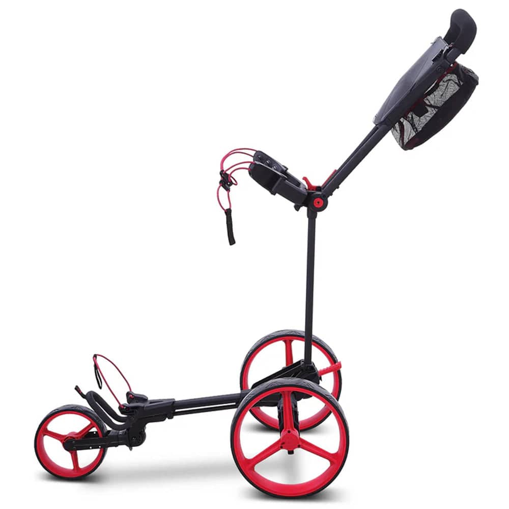 Big Max Blade Trio 3-Wheel Push Trolley - Phantom/Red - Image 3