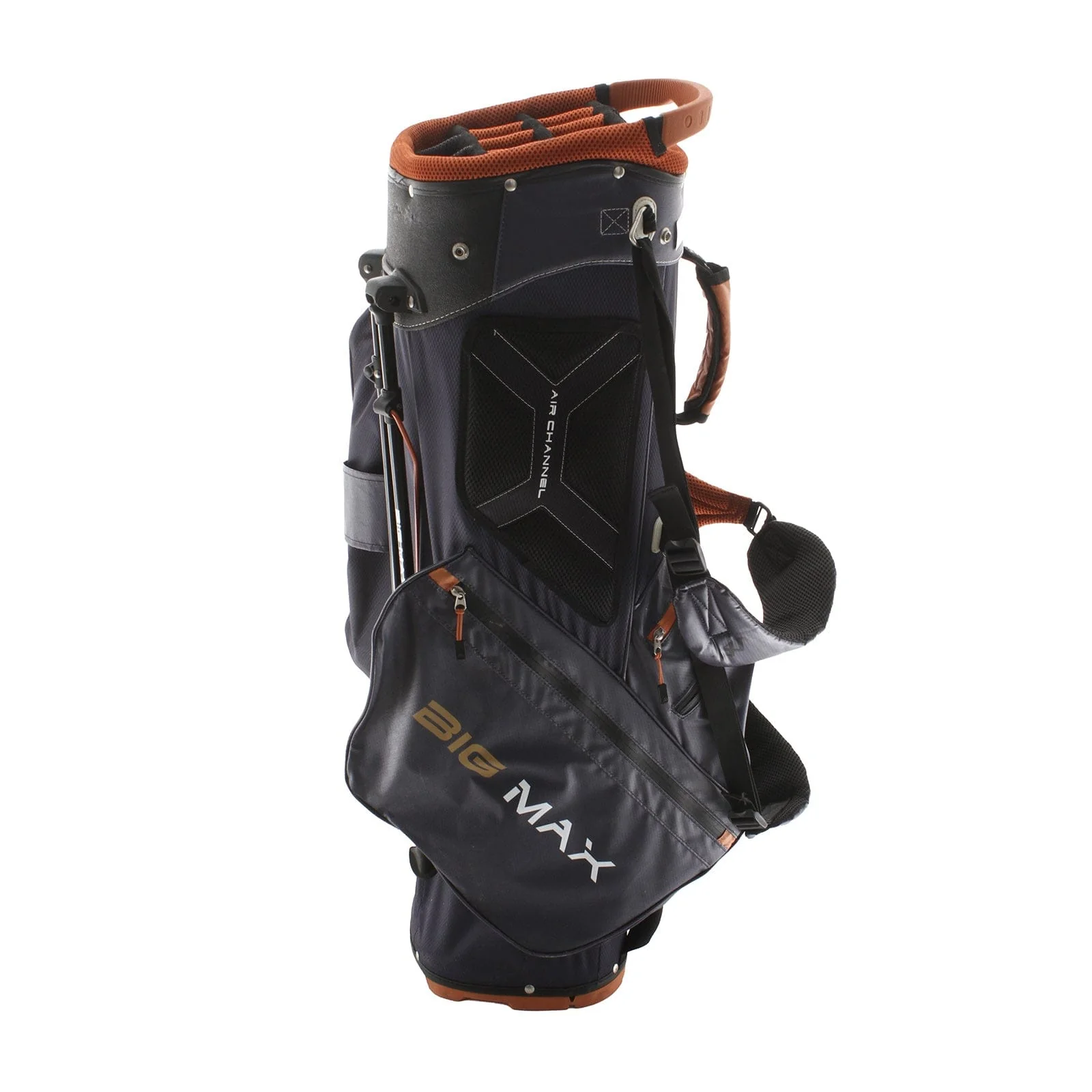 Big Max Dri Lite 14.0 Hybrid Stand Bag - Purple/Orange - Image 4