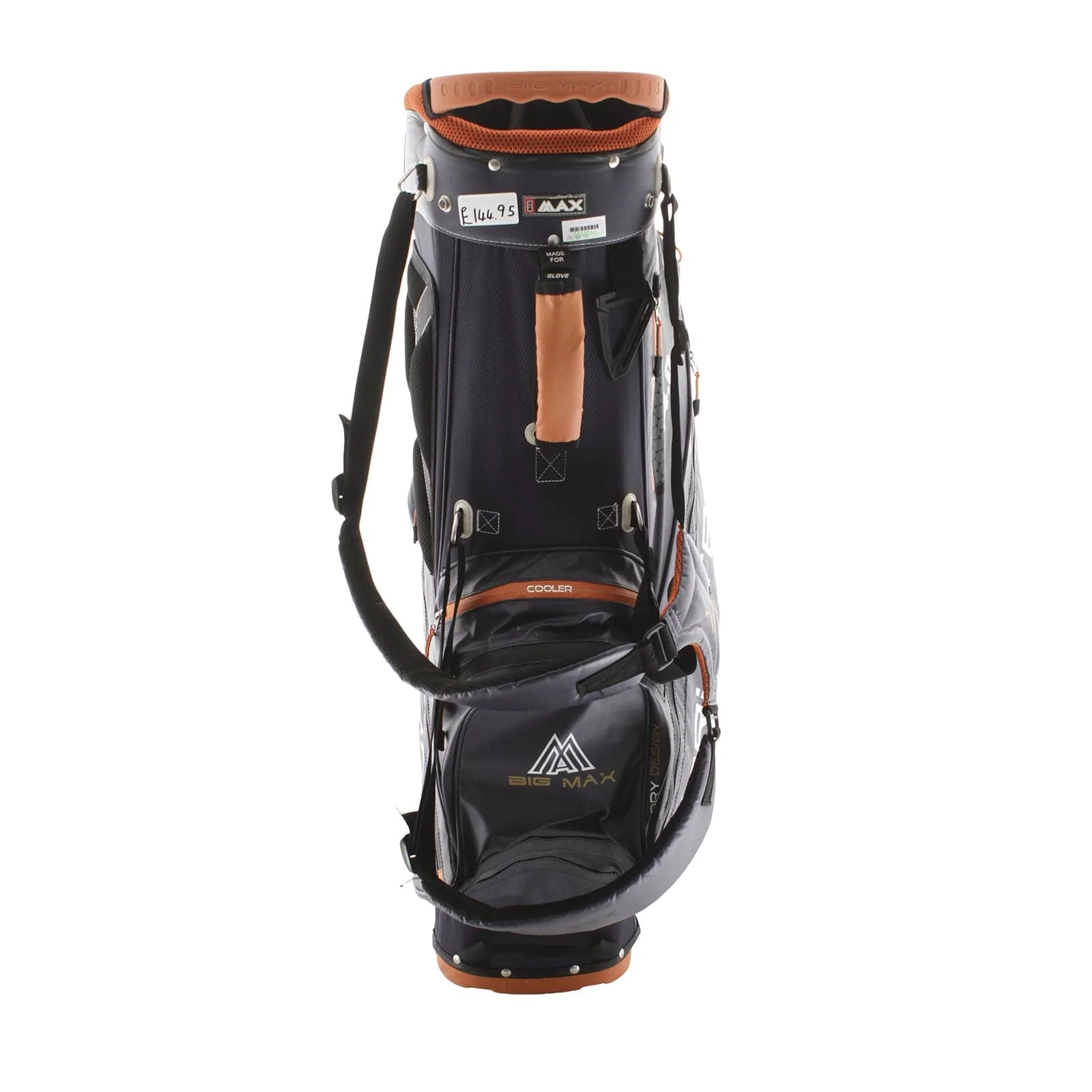Big Max Dri Lite 14.0 Hybrid Stand Bag - Purple/Orange - Image 5