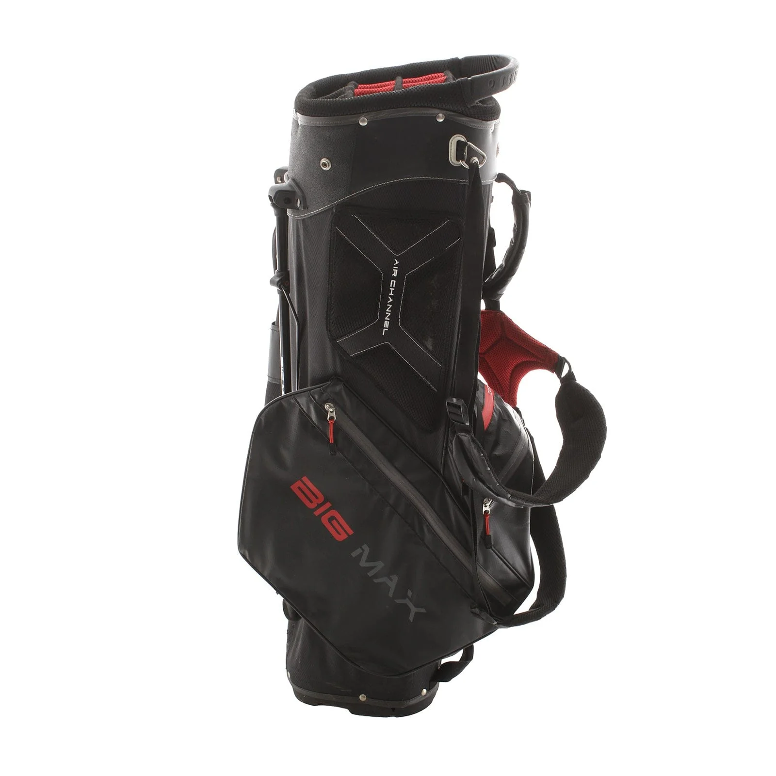 Big Max DriLite Hybrid Stand Bag - Black/Red - Image 4