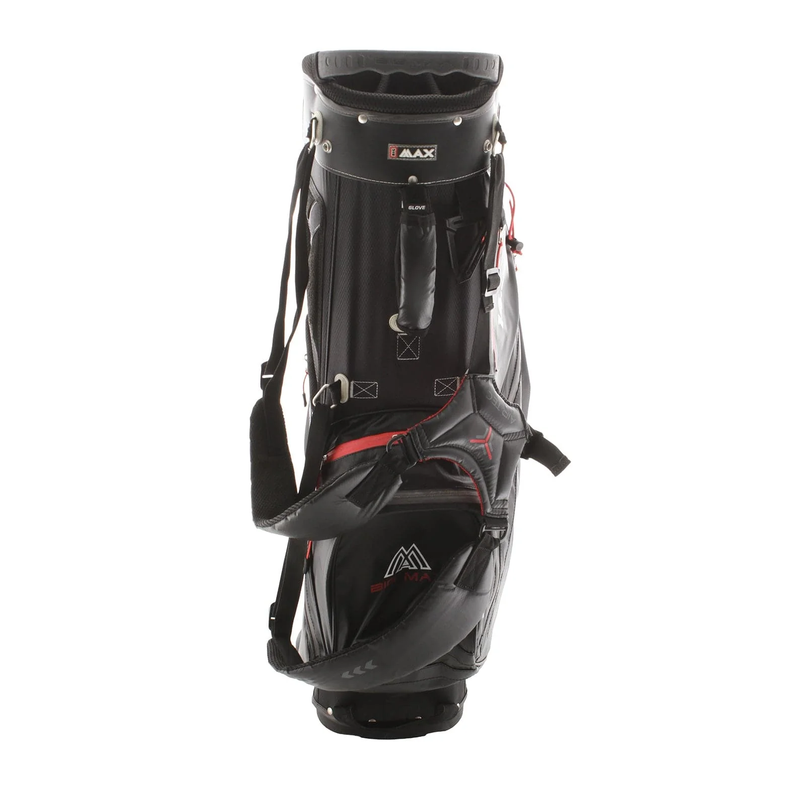 Big Max DriLite Hybrid Stand Bag - Black/Red - Image 5
