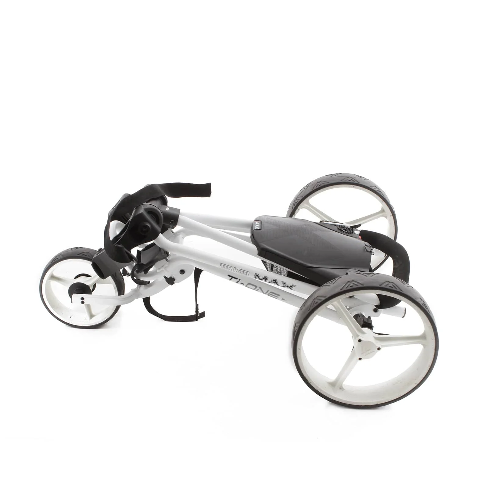 Big Max Ti-One 3-Wheel Push/Pull Trolley - Black/White/Red - Image 5