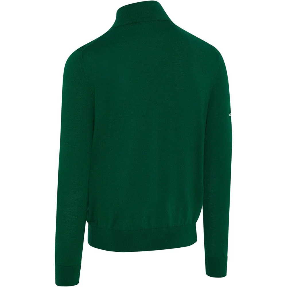 Callaway 1/4 Zip Blended Merino Sweater - Deep Galapagos Green - Image 2