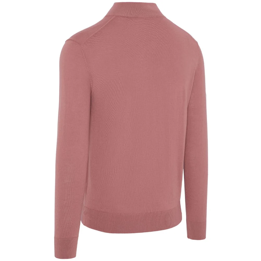 Callaway 1/4 Zip Blended Merino Sweater - Mesa Rose - Image 2