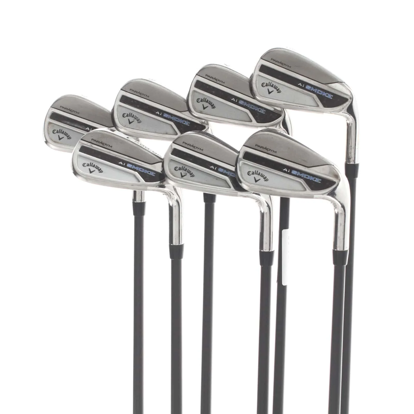 Callaway Ai Smoke Graphite Mens Right Hand Irons 6-SW+GW Senior - Cypher Fifty 5.0