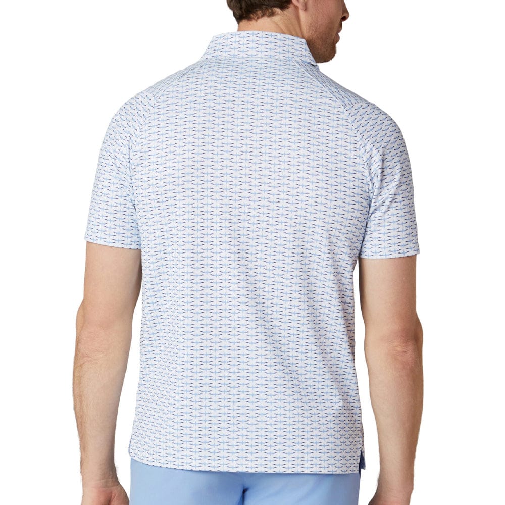 Callaway Albatross Geo Print Polo Shirt - Bright White - Image 4