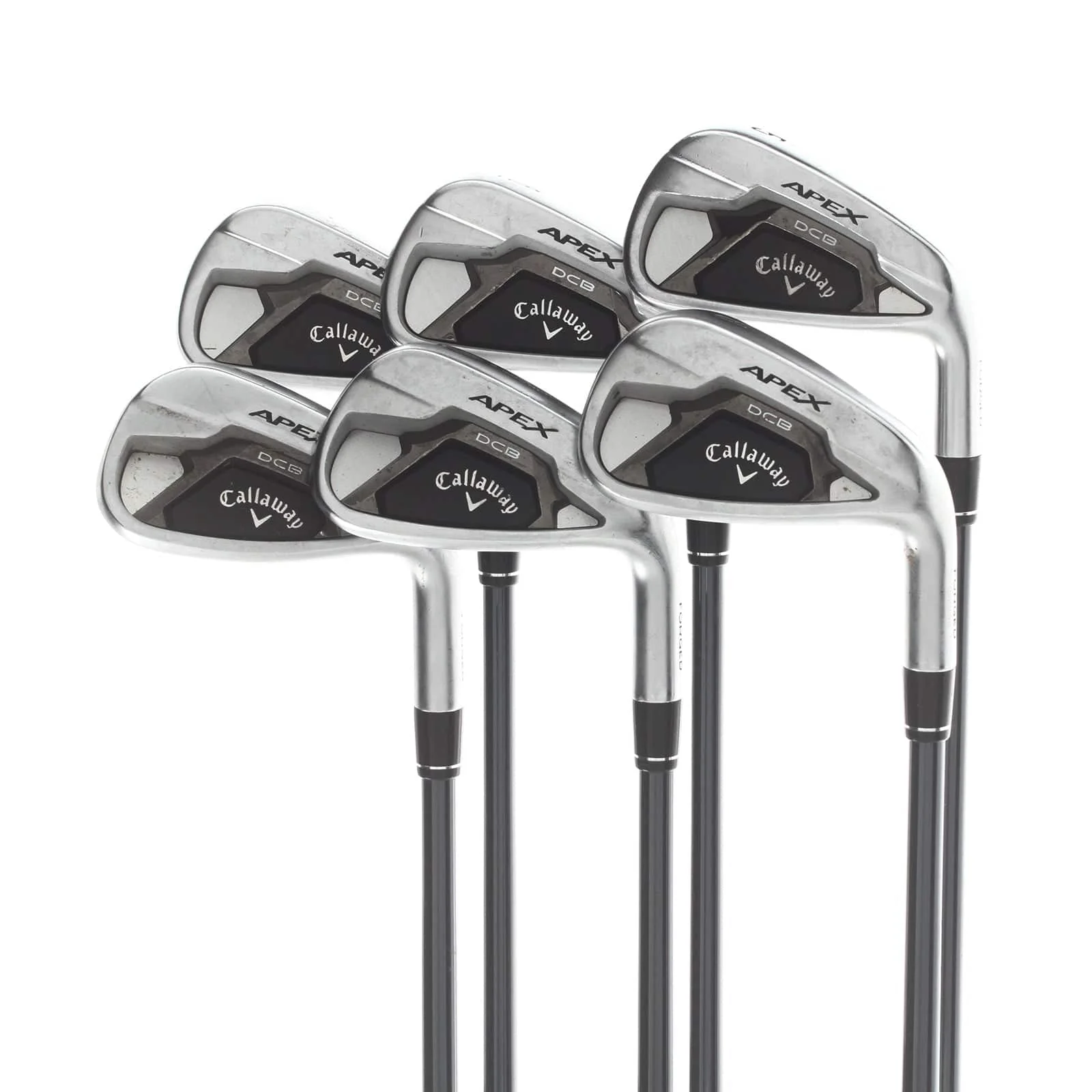 Callaway Apex DCB Graphite Mens Right Hand Irons 5-PW Midsize Regular - Recoil Dart