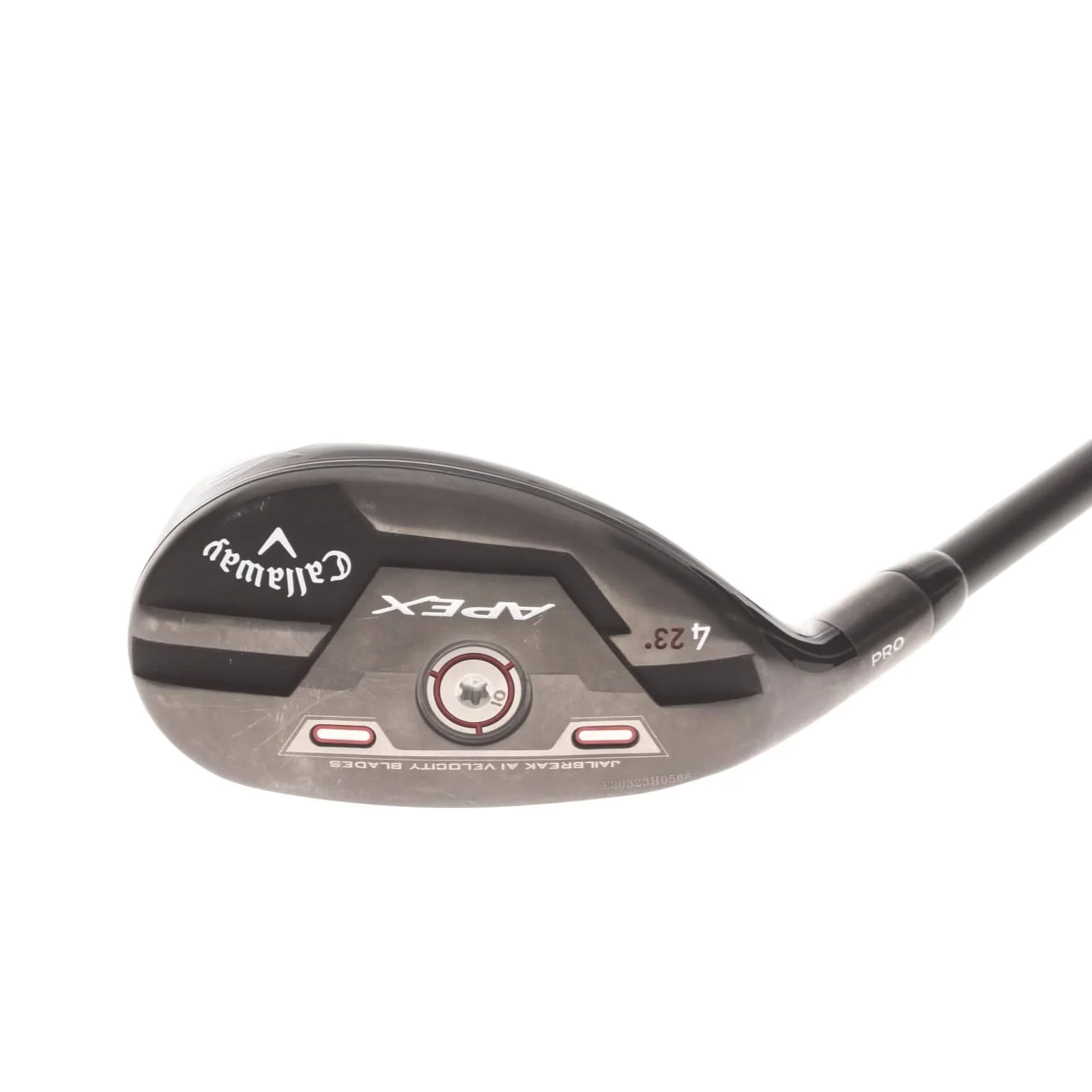 Callaway Apex Pro 21 Graphite Mens Left Hand 4 Hybrid 23* Regular - Mitsubishi Chemical MMT 70