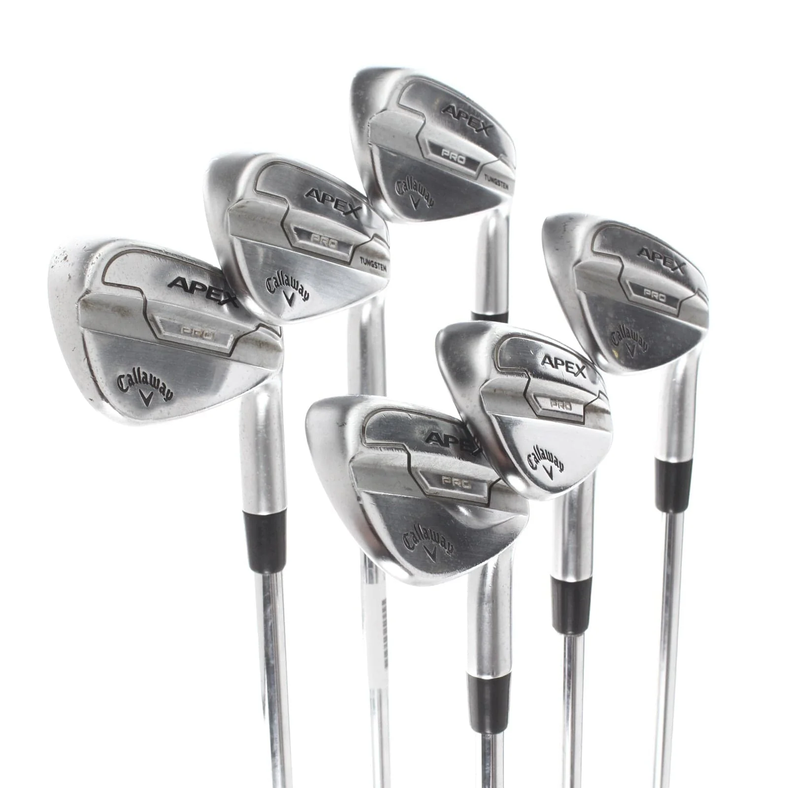 Callaway Apex Pro 21 Steel Mens Right Hand Irons 6-AW Stiff - Elevate ETS 115 - Image 2