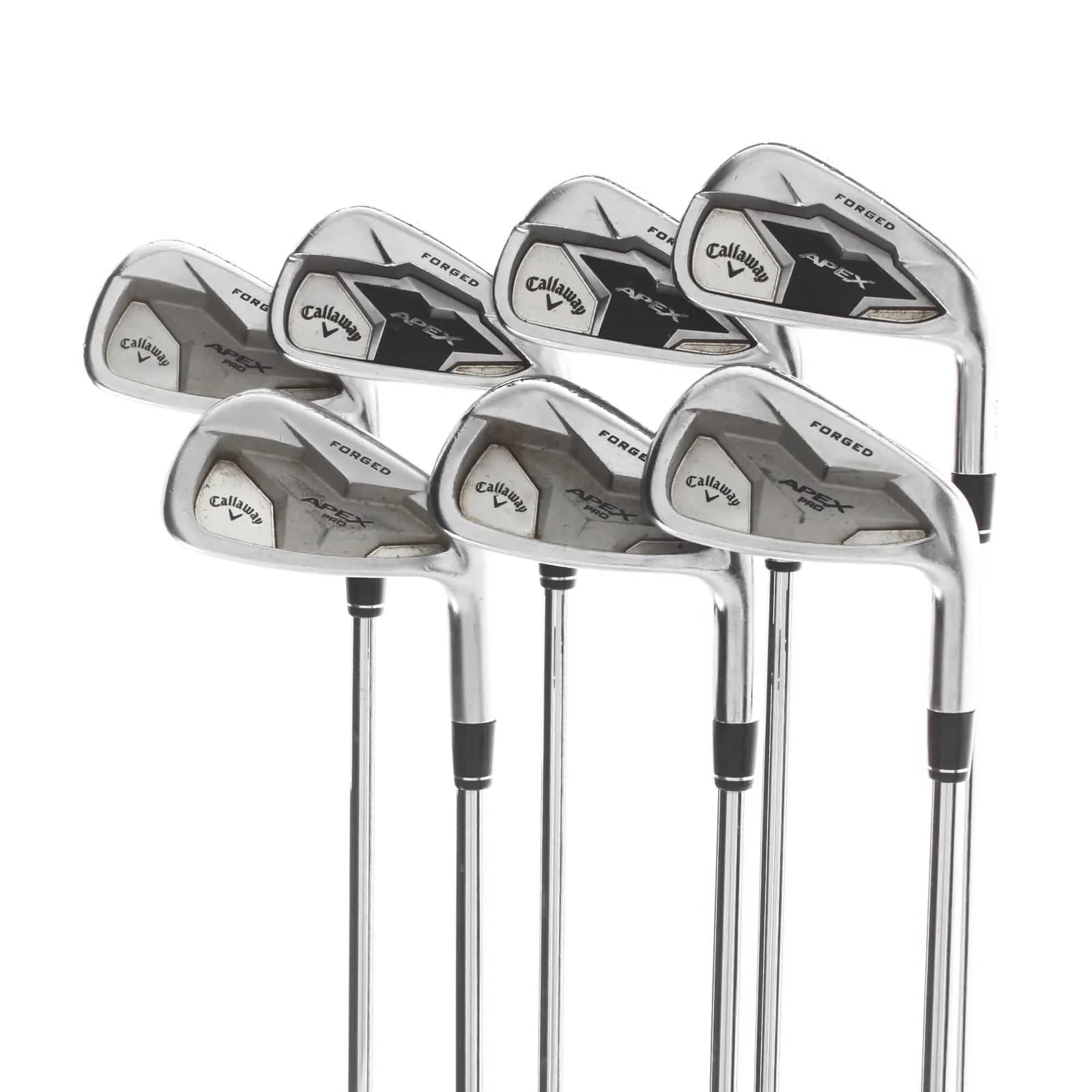 Callaway Apex Pro Steel Mens Right Hand Irons 5-GW Stiff - N.S Pro