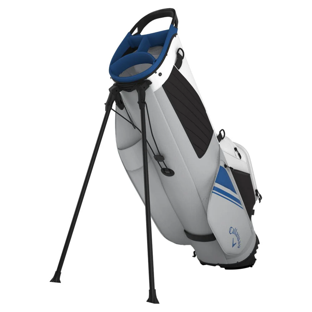 Callaway Chase 4 Stand Bag - White/Silver/Royal - Image 3