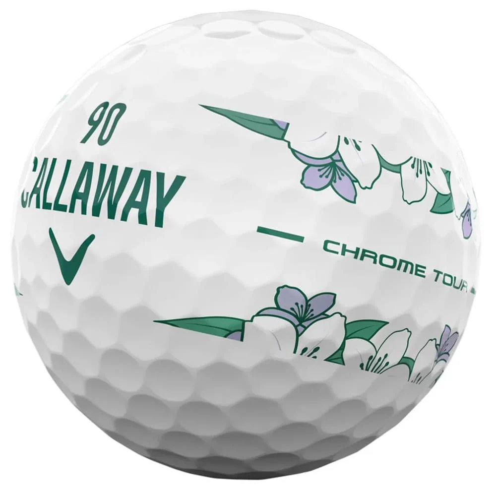 Callaway Chrome Tour 26 Stripe Ltd Edition Golf Balls - Major Series - White - 12 Pack - Image 5