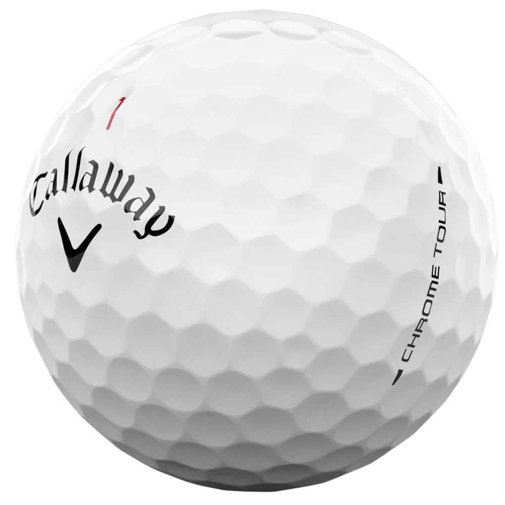 Callaway Chrome Tour Golf Balls - White - 12 Pack - Image 3