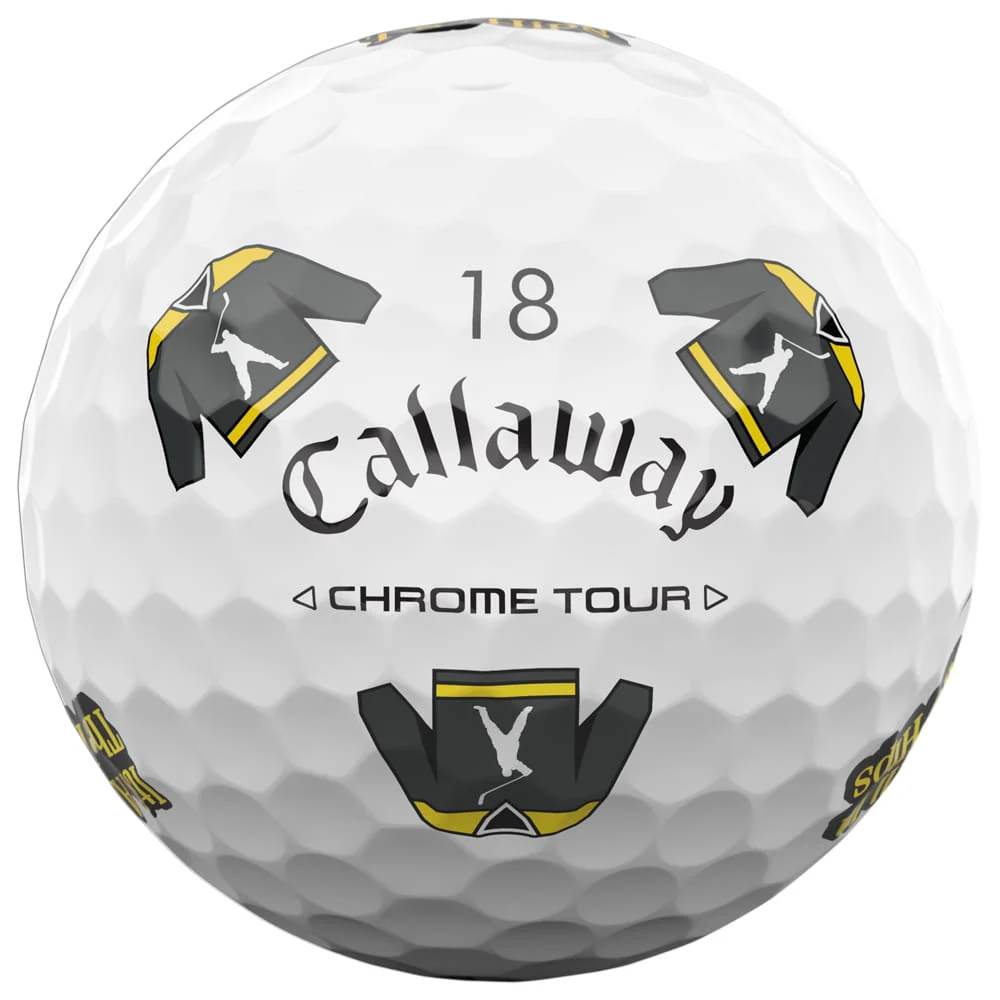 Callaway Chrome Tour Happy Gilmore 2 "It's All In the Hips" Golf Balls - 12 Pack - Image 3