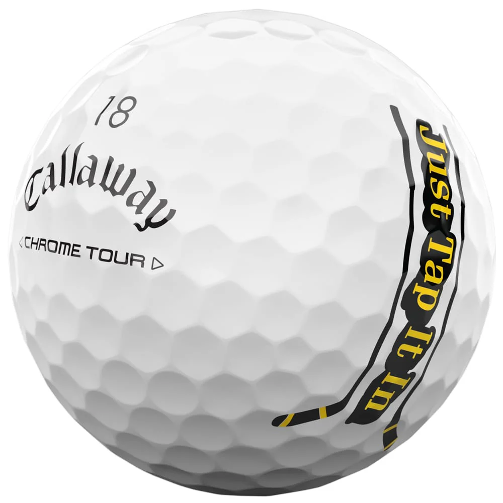 Callaway Chrome Tour Happy Gilmore 2 "Just Tap It In" Golf Balls - 12 Pack - Image 2