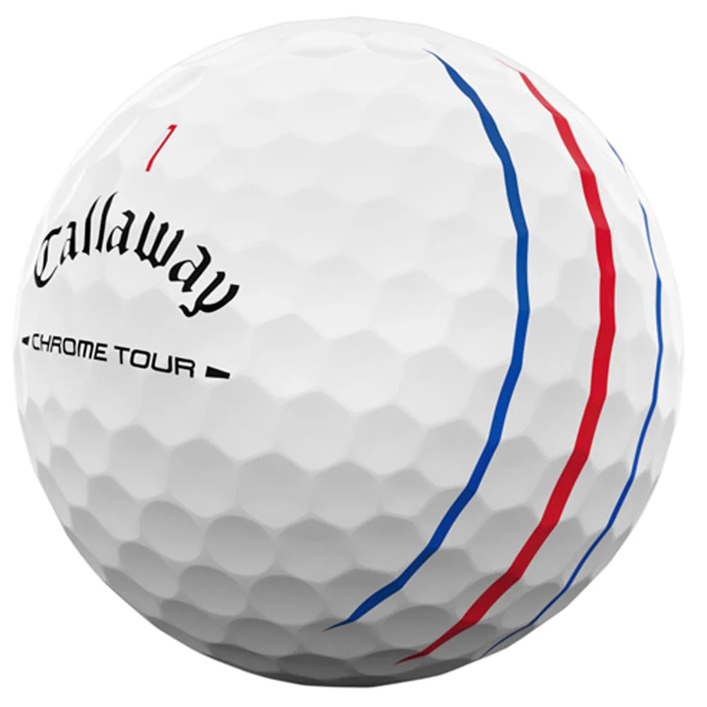 Callaway Chrome Tour Triple Track Golf Balls - White - 12 Pack - Image 3