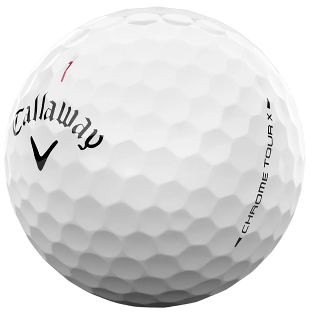 Callaway Chrome Tour X Golf Balls - White - 12 Pack - Image 3