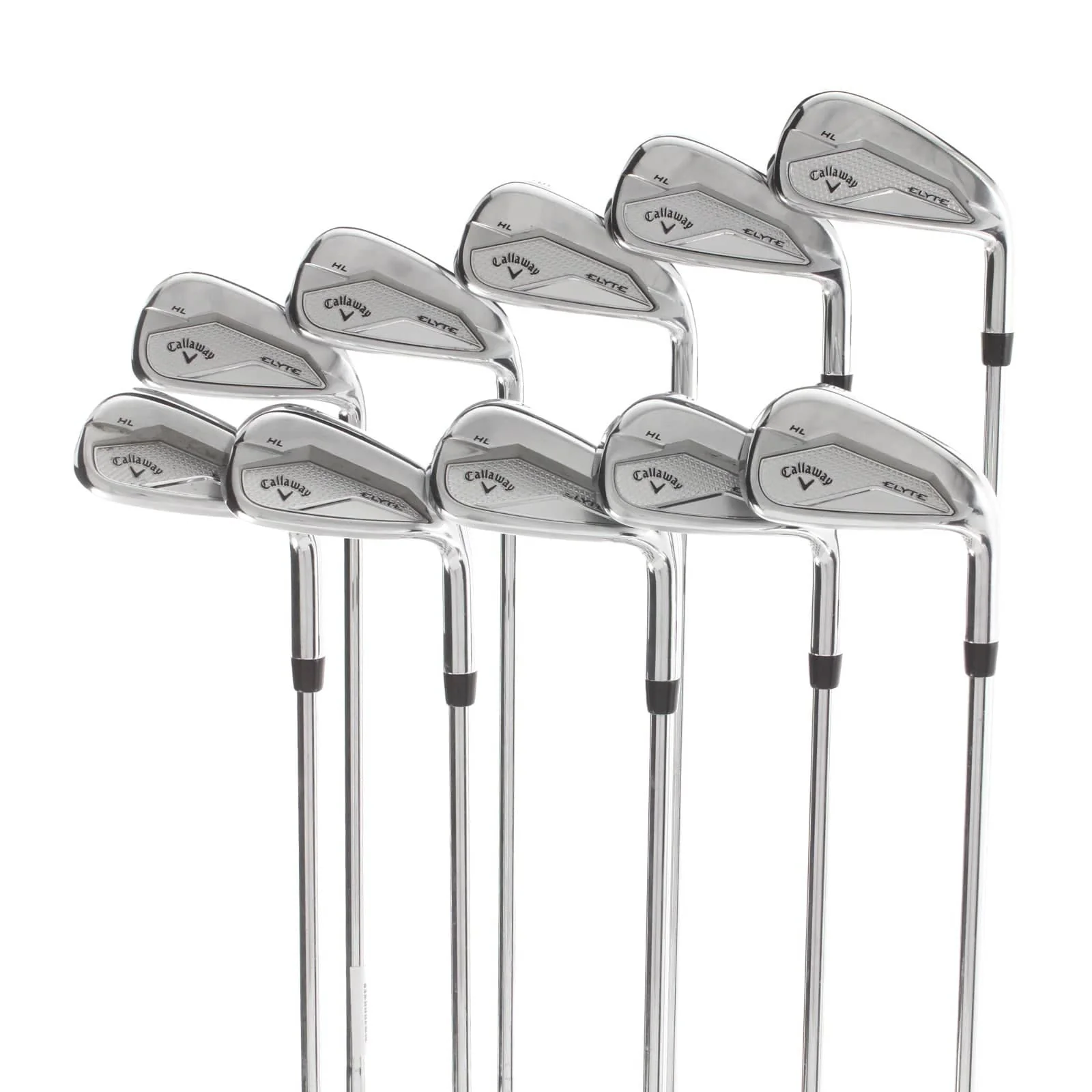 Callaway Elyte HL Steel Mens Right Hand Irons 4-PW+AW+GW+SW Regular - KBS Max 80