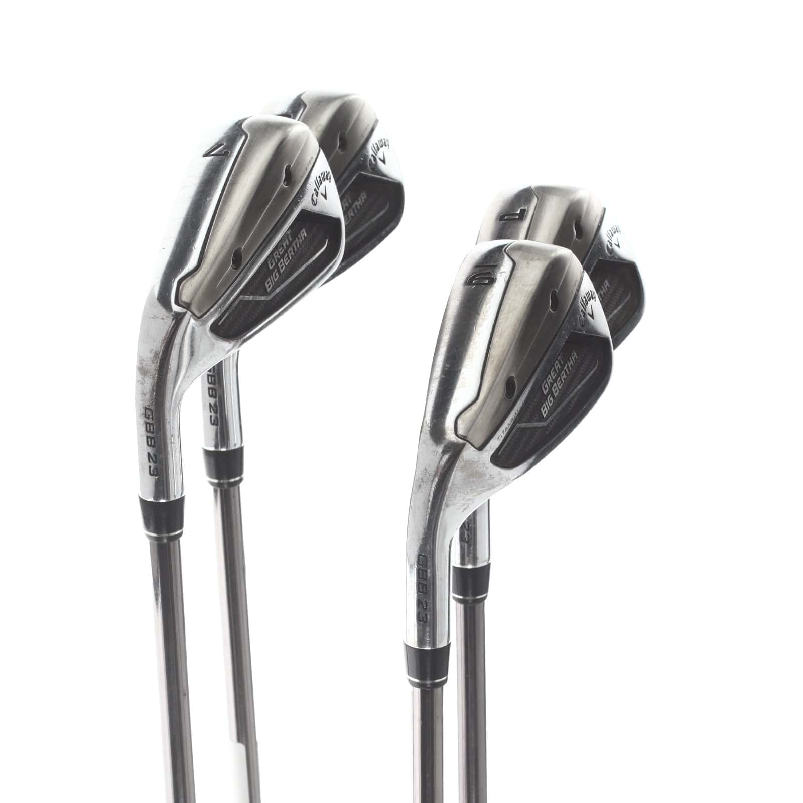 Callaway Great Big Bertha Graphite Mens Left Hand Irons 7-PW Regular - UST Mamiya Helium 60I F3 - Image 2