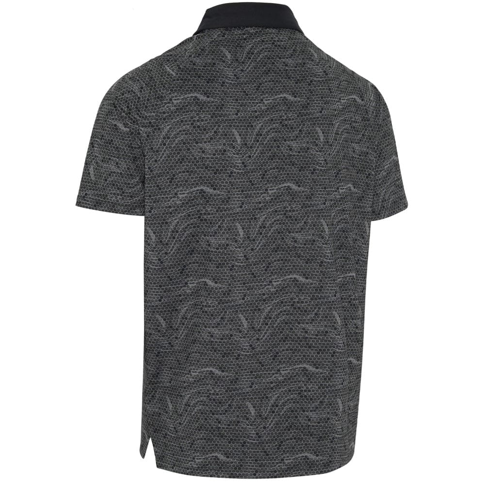 Callaway Hex Marble Polo Shirt - Caviar - Image 2