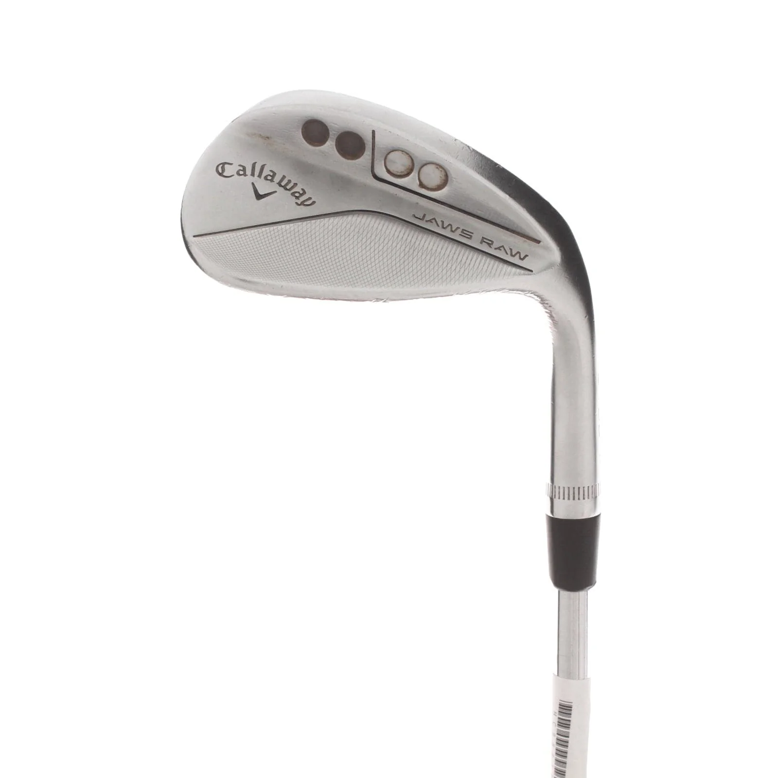 Callaway Jaws Raw Full Toe Steel Mens Right Hand Sand Wedge 54* 10 Bounce J Grind Wedge - True Temper Dynamic Gold Spinner