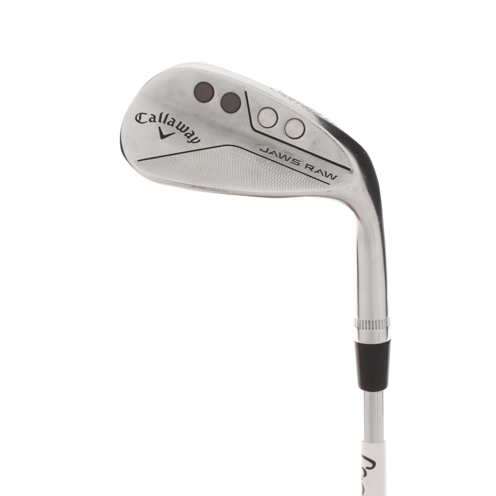 Callaway Jaws Raw Steel Mens Right Hand Gap Wedge -1" 52* 10 Bounce S Grind Wedge Flex - N.S.PRO