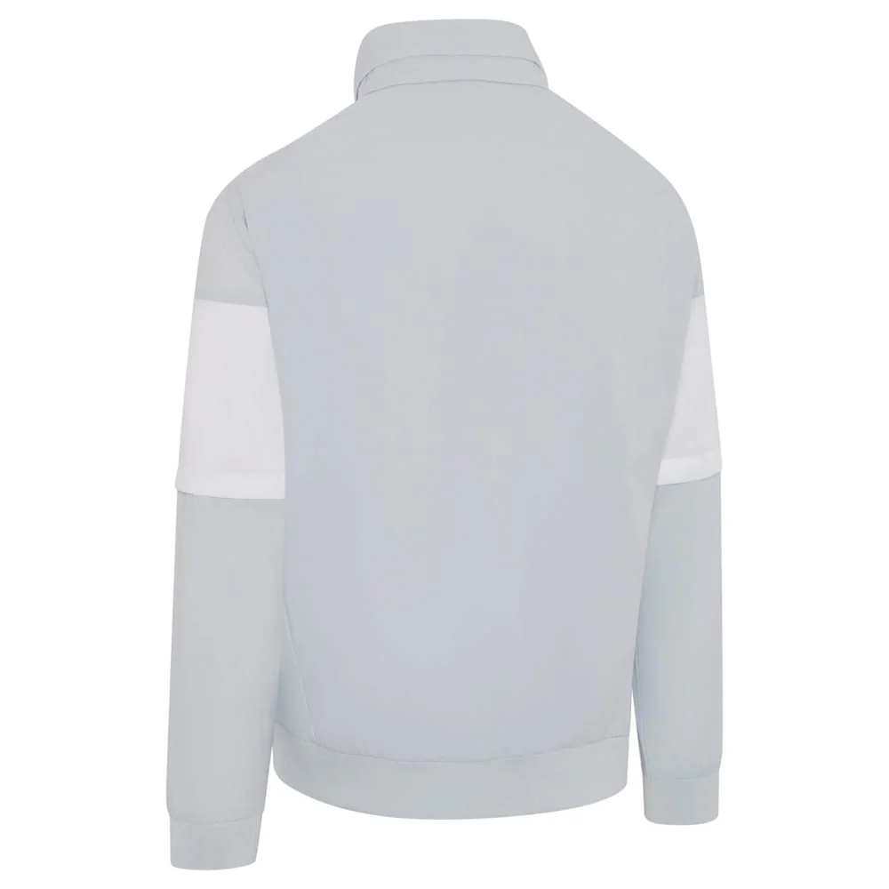 Callaway Legacy Collection Half Zip Convertible Rain Jacket - Gray Dawn - Image 2