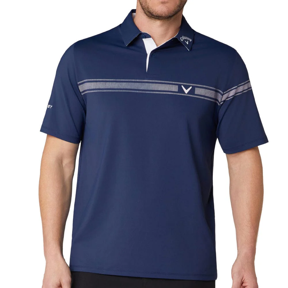 Callaway Odyssey Block Polo Shirt - Peacoat - Image 3