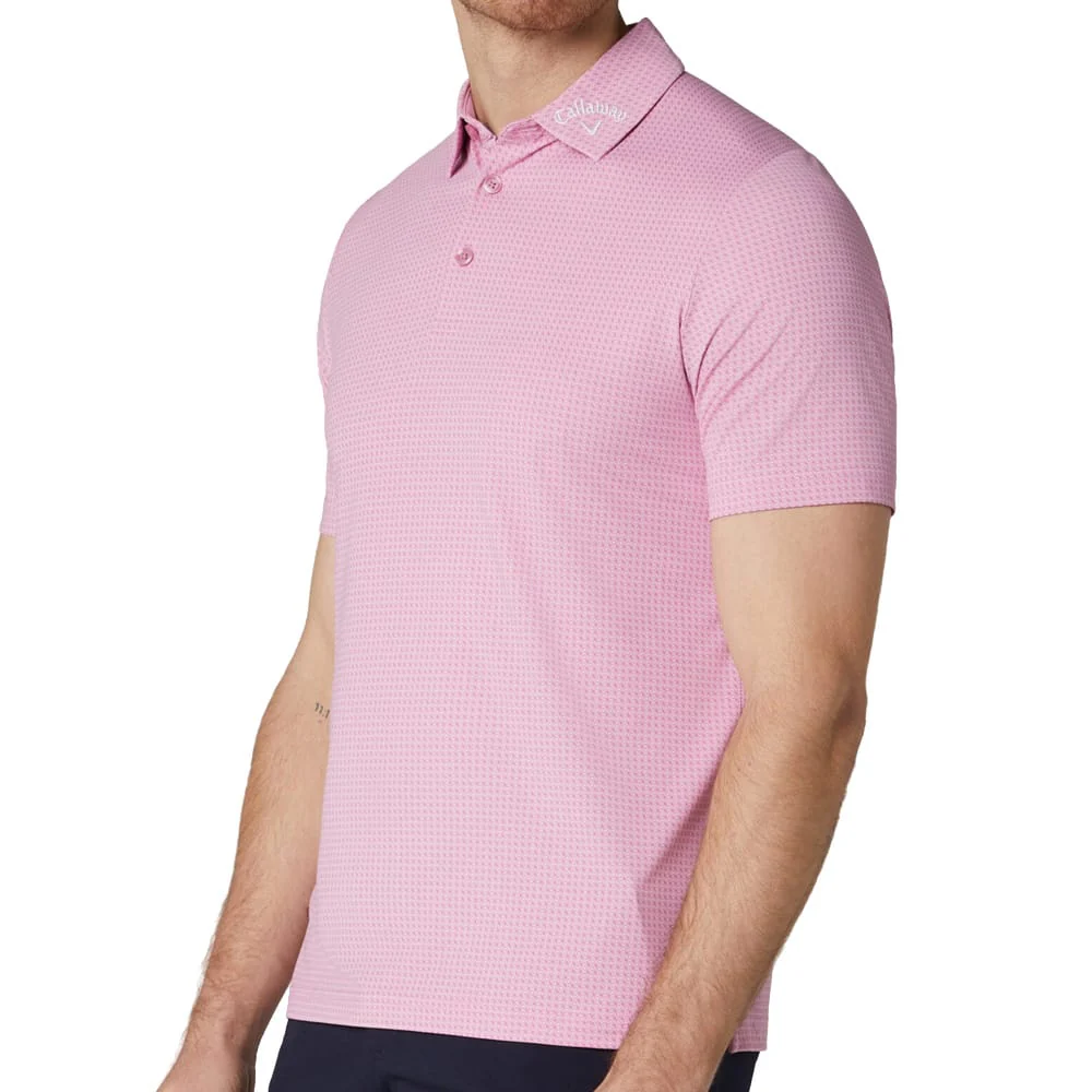 Callaway Odyssey Print Polo Shirt - Rose Bouquet - Image 3