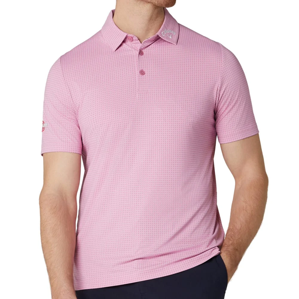 Callaway Odyssey Print Polo Shirt - Rose Bouquet - Image 6