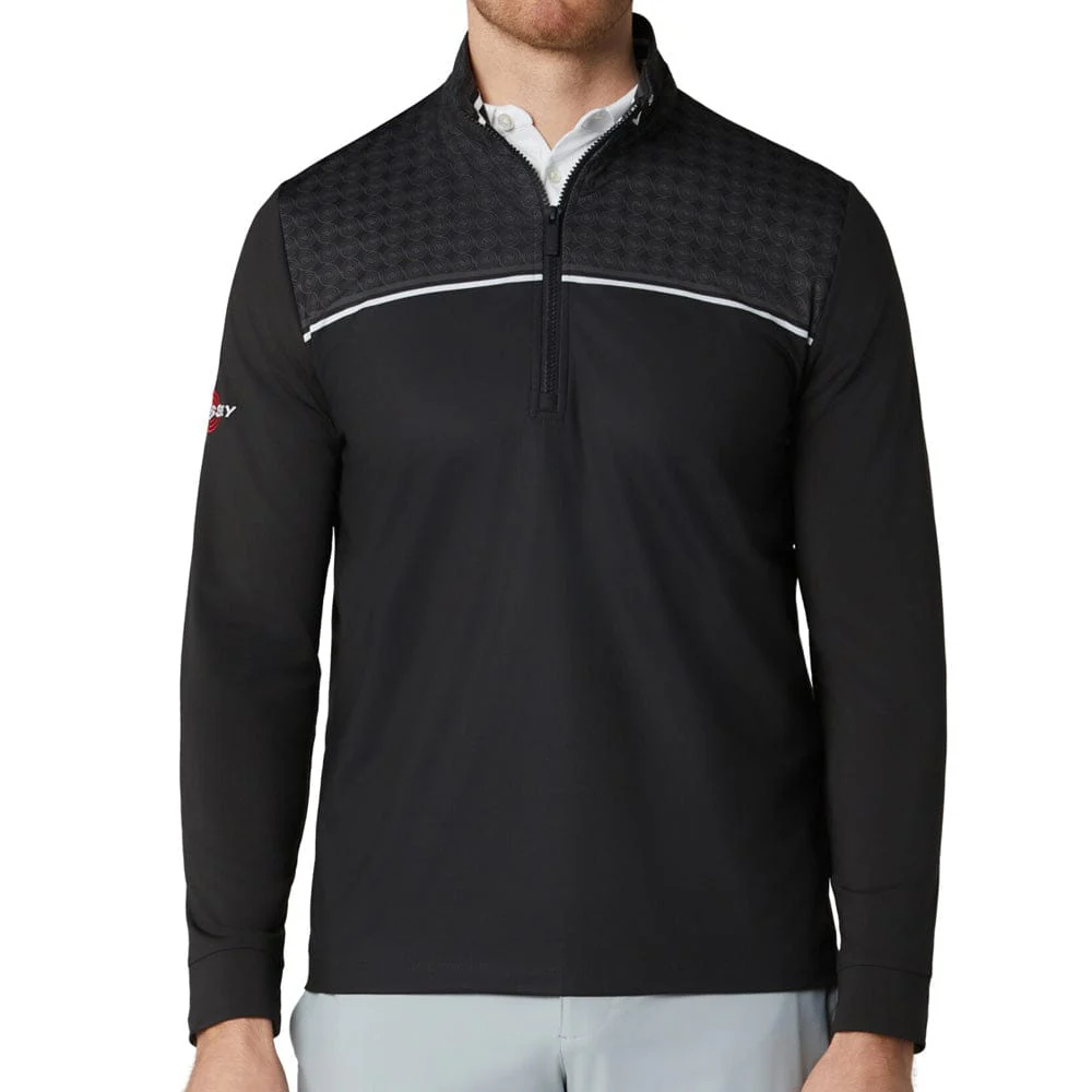 Callaway Odyssey Printed Block Pullover - Caviar - Image 3