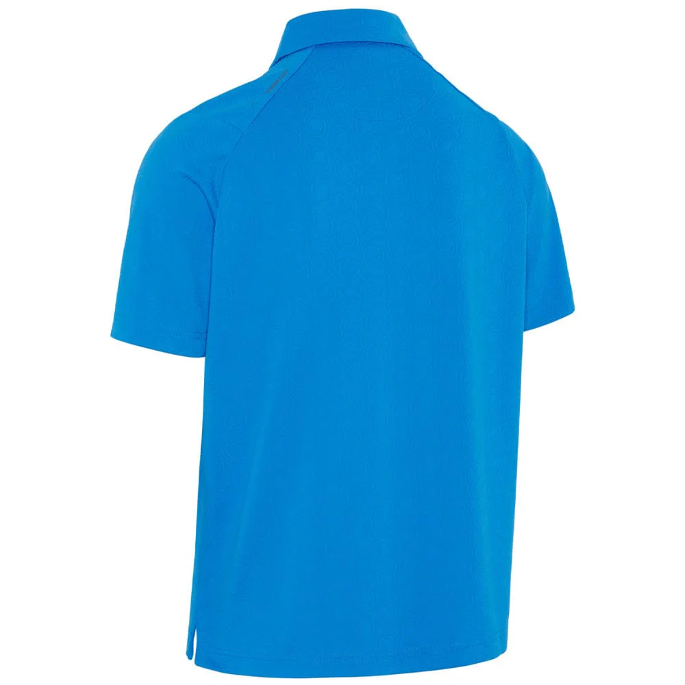 Callaway Odyssey Ventilated Jacquard Polo Shirt - Brilliant Blue - Image 4