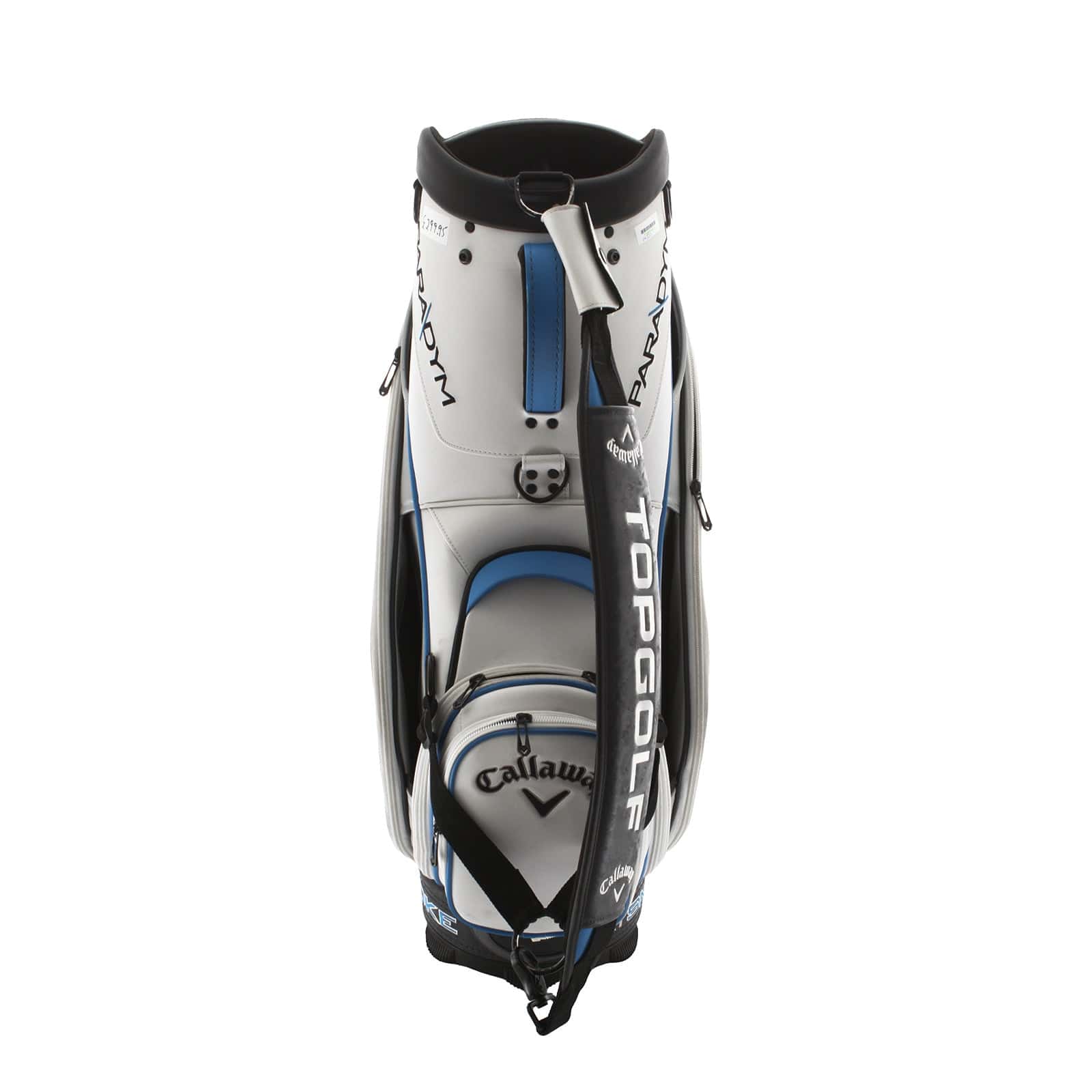 Callaway Paradym Ai Smoke Cart Bag - Whit/Blue/Grey - Image 4