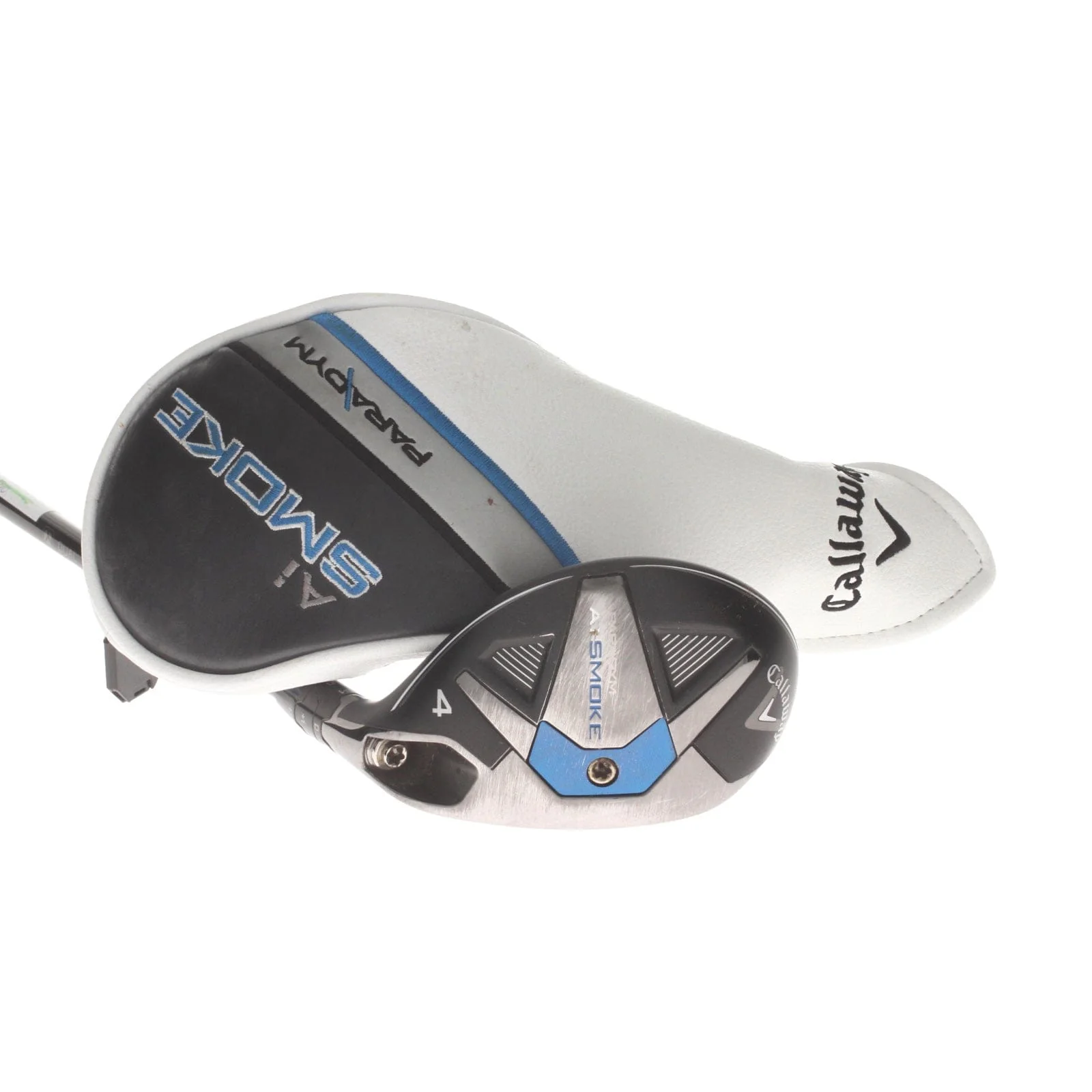 Callaway Paradym Ai Smoke Graphite Mens Right Hand 4 Hybrid 21* Stiff - HZRDUS Silver 6.0 90g