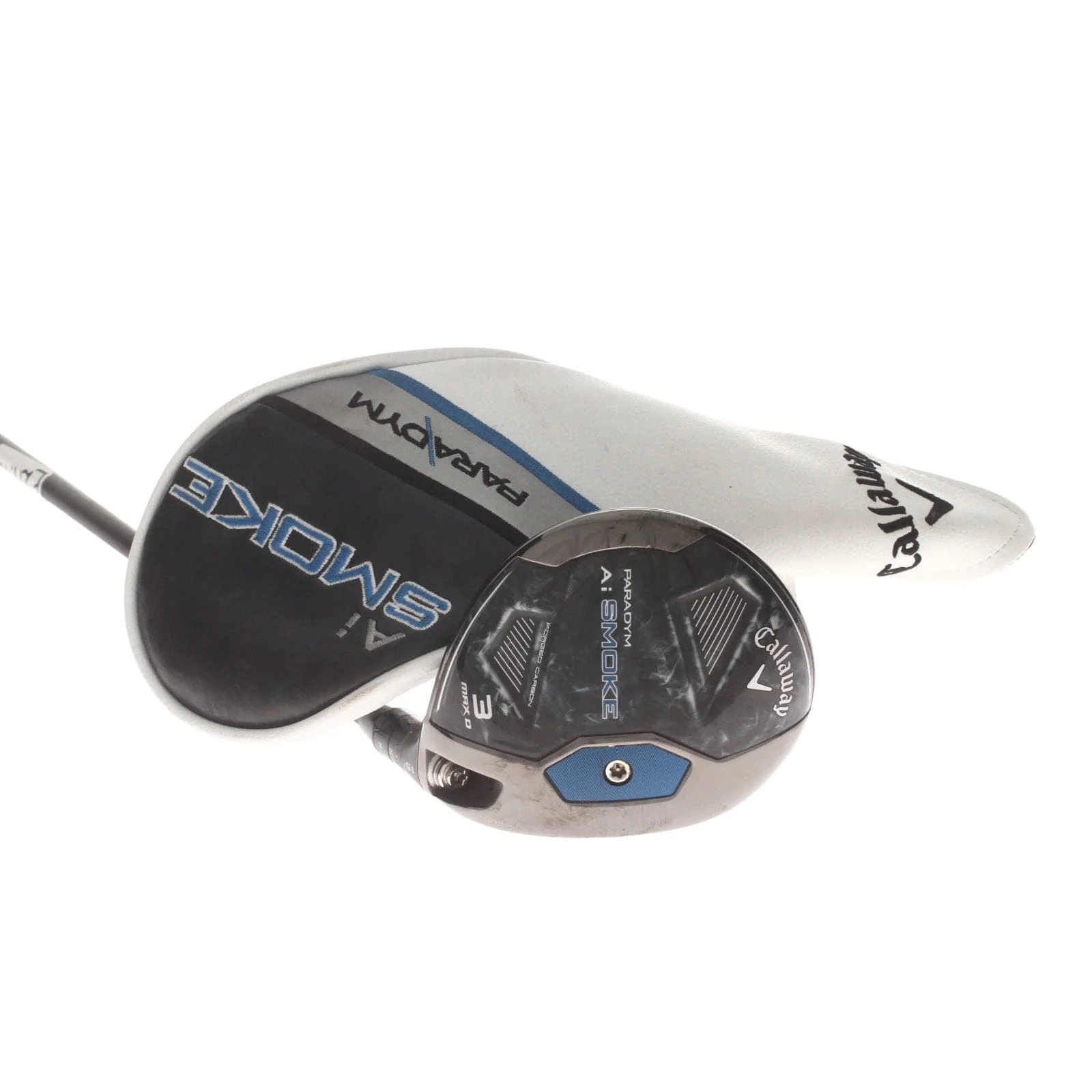 Callaway Paradym Ai Smoke Max D Graphite Mens Right Hand Fairway 3 Wood 15* Regular - Mitsubishi Chemical Tensei AV Series Blue 65