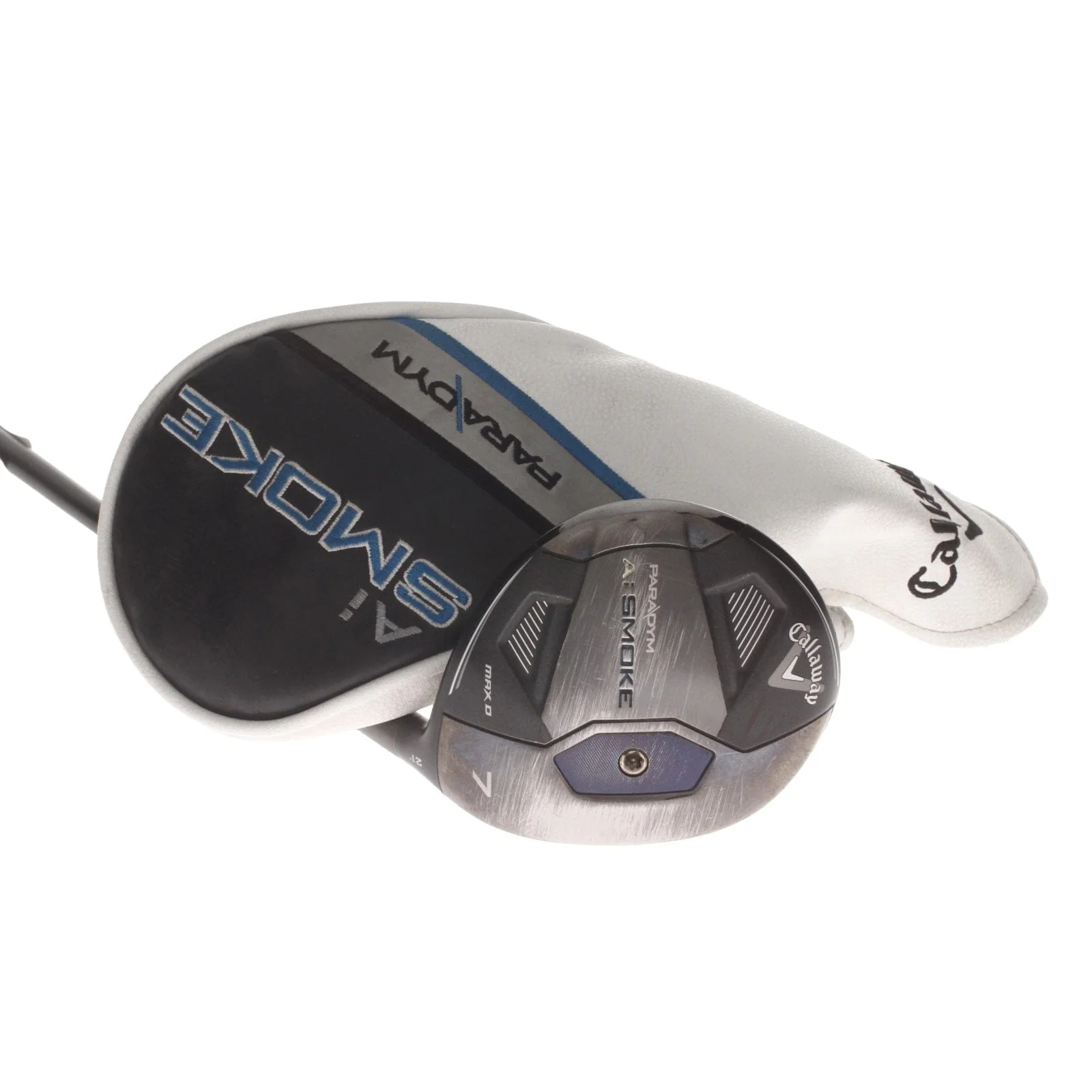 Callaway Paradym Ai Smoke Max D Graphite Mens Right Hand Fairway 7 Wood 21* Senior - Cypher Fifty 5.0