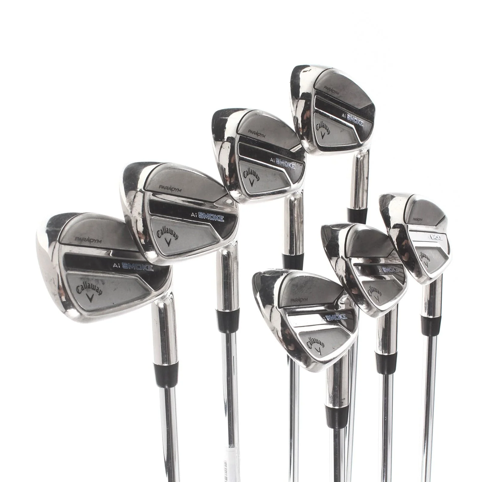 Callaway Paradym Ai Smoke Steel Mens Right Hand Irons 5-AW Regular - True Temper Elevate MPH 95 - Image 2