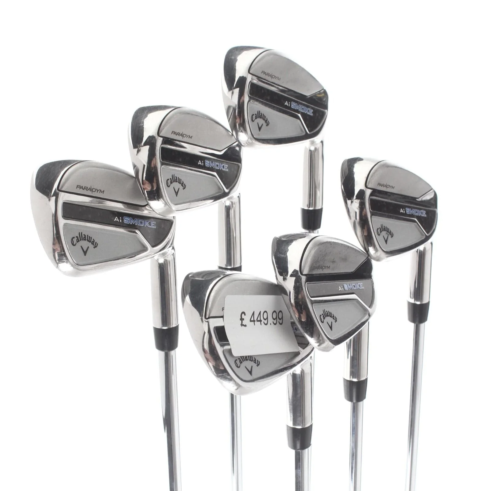 Callaway Paradym AI smoke Steel Mens Right Hand Irons 5-PW Regular - Elevate 95 - Image 2