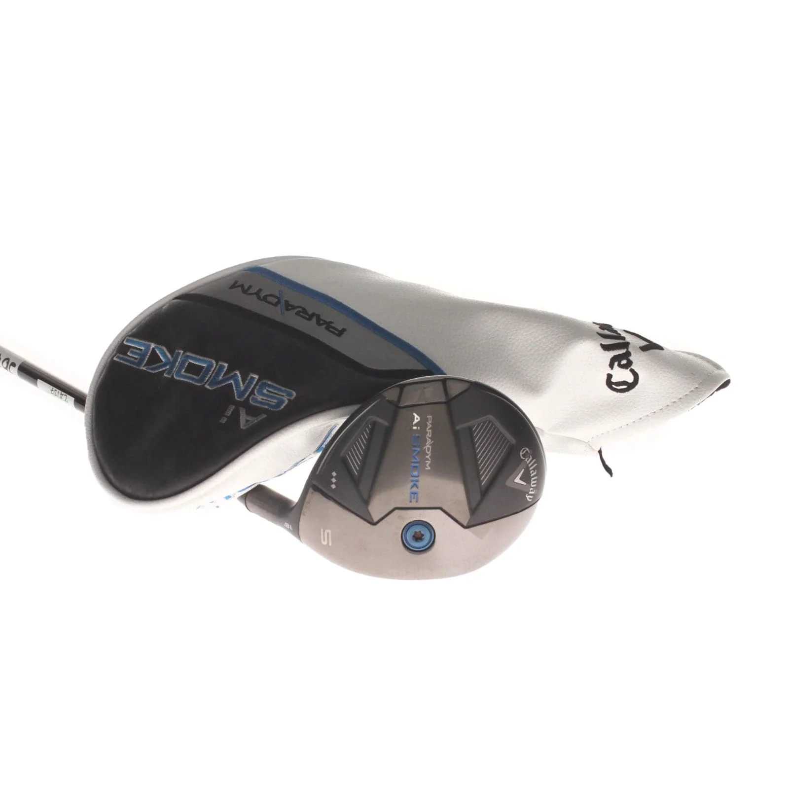 Callaway Paradym Ai-Smoke Triple Diamond Graphite Mens Right Hand Fairway 5 Wood 18* Stiff - Denali Black 70g 6.0