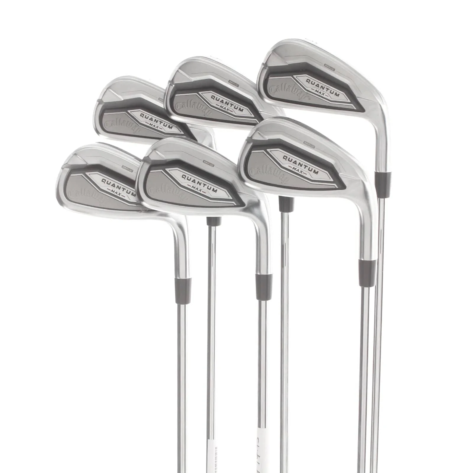 Callaway Quantum Max Steel Mens Right Hand Irons 5-PW Regular - KBS Max 90