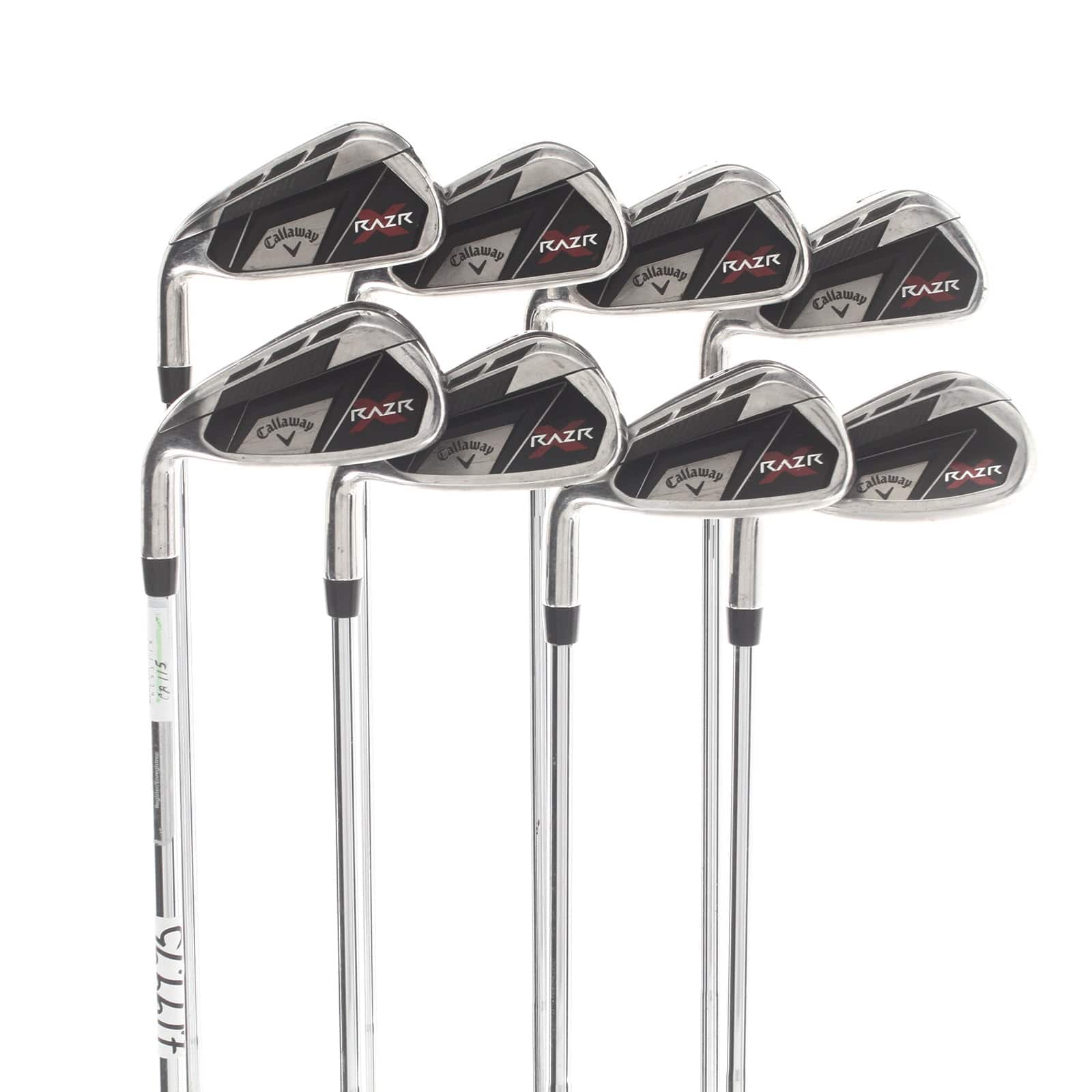 Callaway Razr X Steel Mens Left Hand Irons 4-SW Uniflex - Callaway Razr X