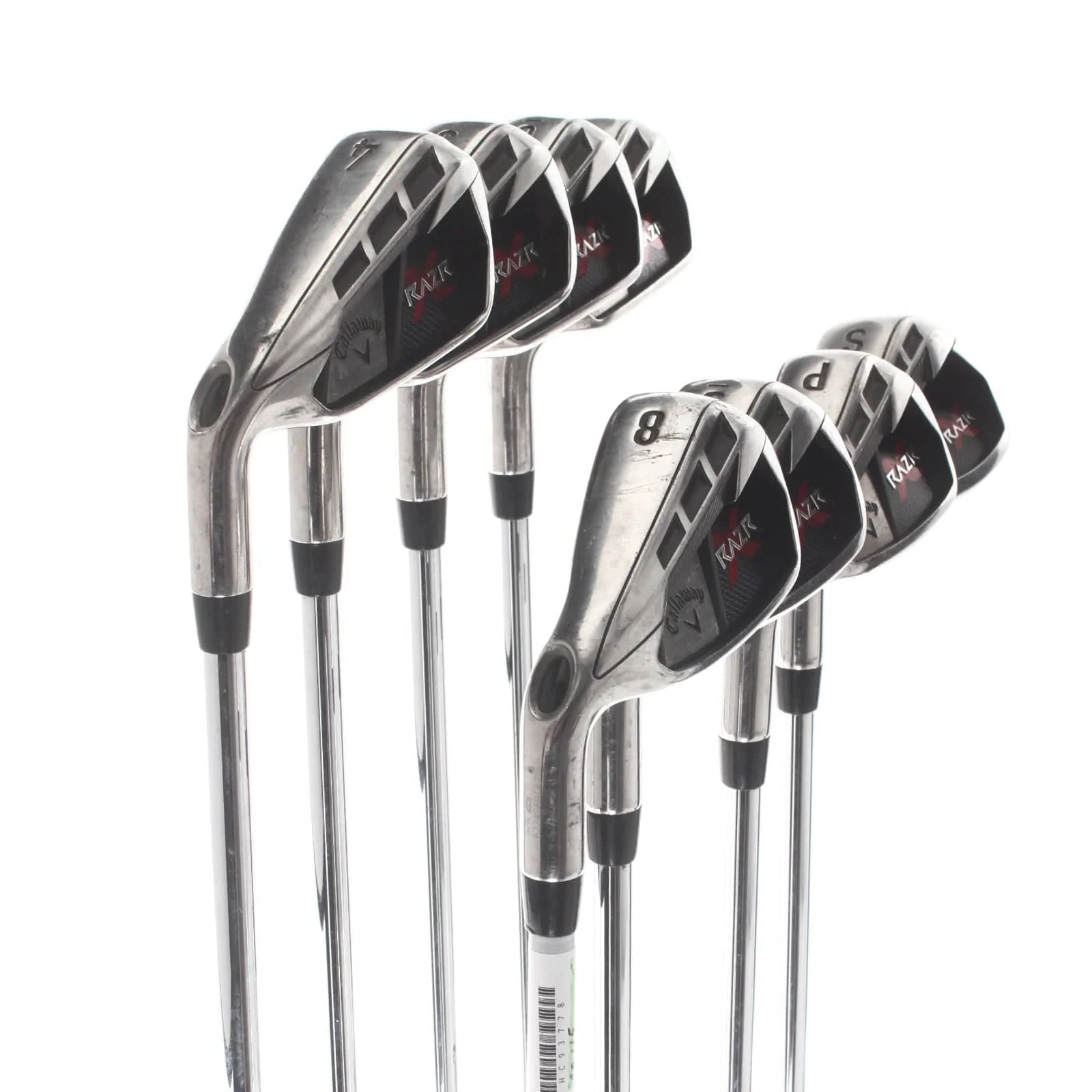 Callaway Razr X Steel Mens Left Hand Irons 4-SW Uniflex - Callaway Razr X - Image 2